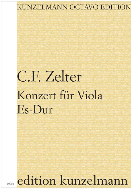 Zelter: Viola Concerto in E-flat Major