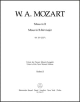 Mozart: Missa brevis in B-flat Major, K. 275 (272b)