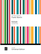 F. Martin: Ballade for Flute and Piano
