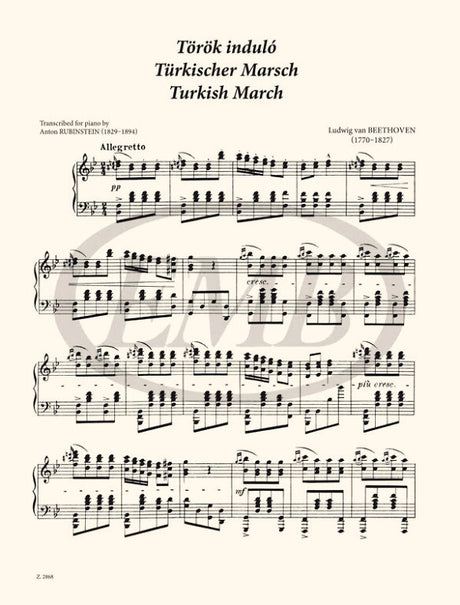 Beethoven: Turkish March (arr. for piano)