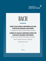 Bach: Complete Arias - Volume 2 (Soprano - BWV 84, 89, 93, 98)
