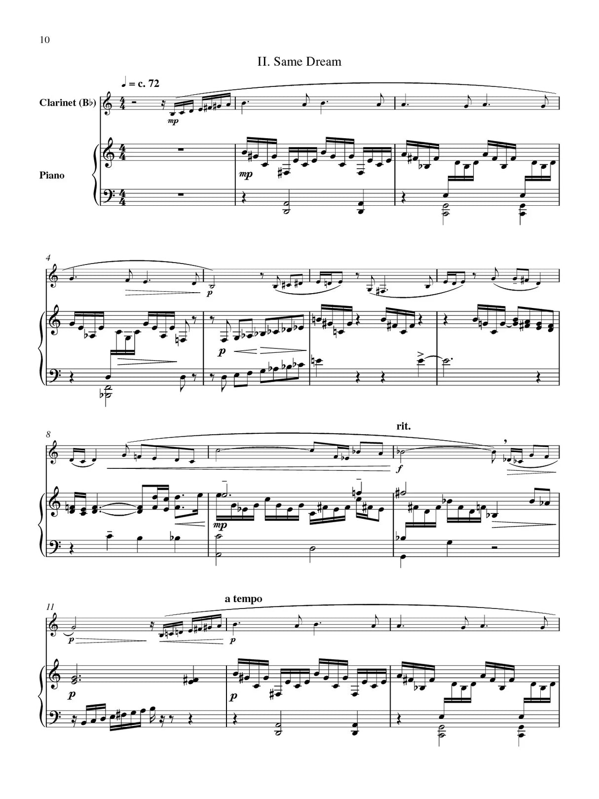 Schocker: Clarinet Sonata No. 3