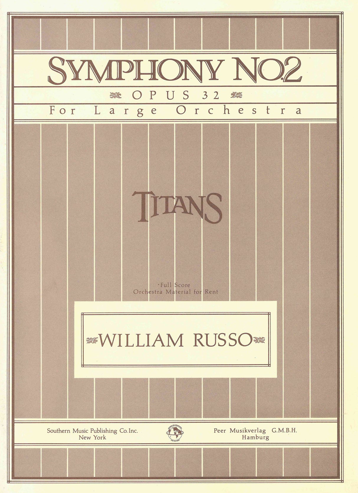 Russo: Symphony No. 2