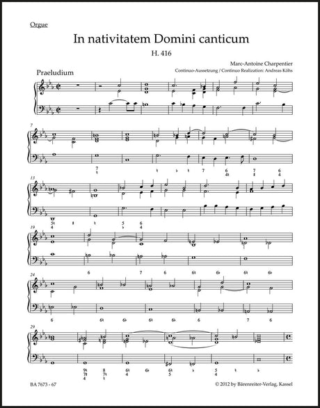 Charpentier: In nativitatem Domini canticum, H. 416