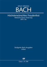 Bach: Höchsterwünschtes Freudenfest, BWV 194