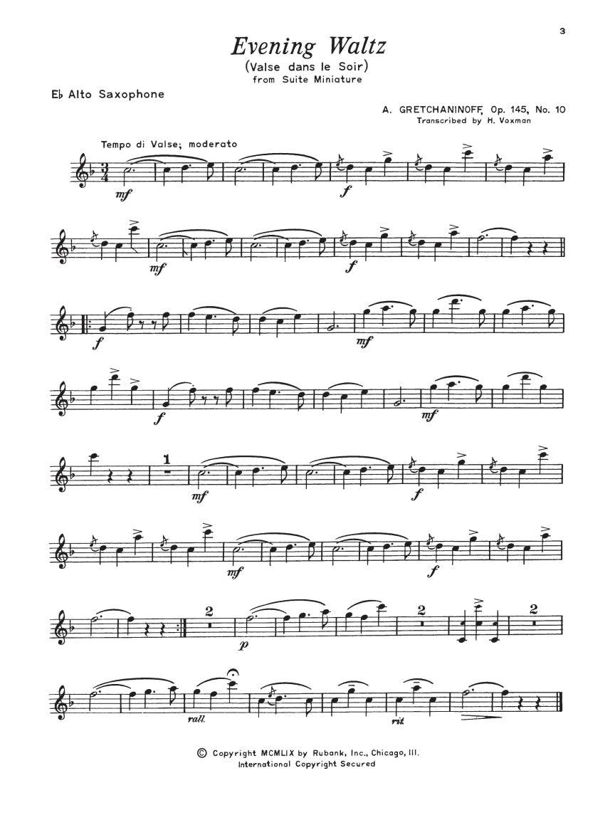 Concert and Contest Collection - Alto Saxophone