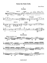 Mason: Suite for Solo Cello