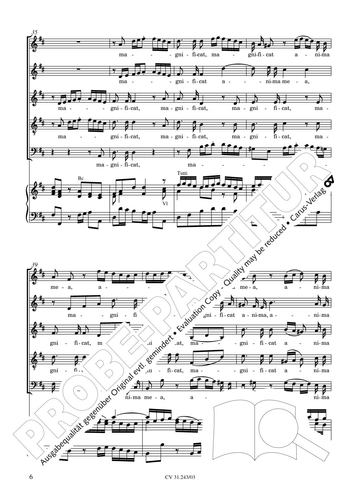 Bach: Magnificat in D Major, BWV 243, BWV³ 243.2