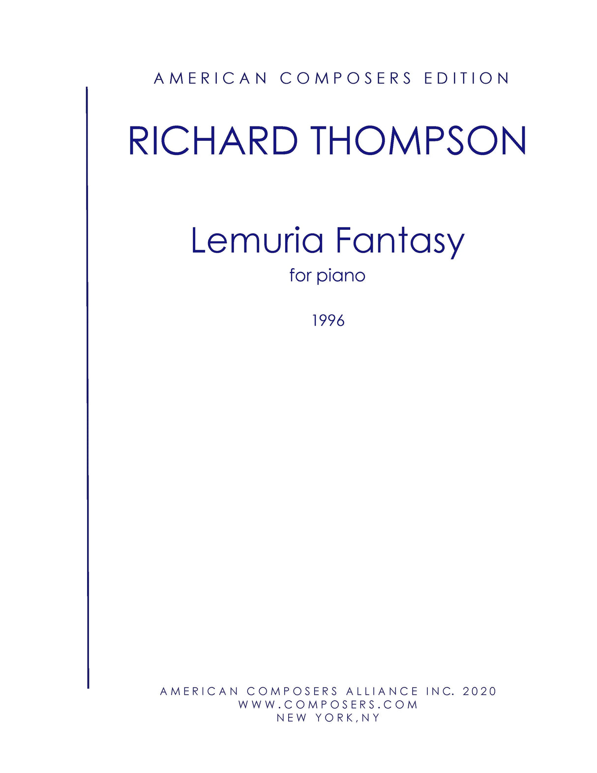 Thompson: Lemuria Fantasy