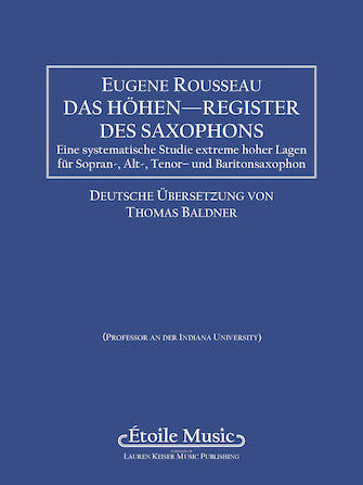Rousseau: Saxophone High Tones