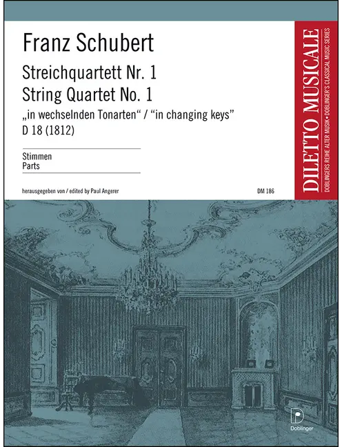 Schubert: String Quartet No. 1 in G Minor / B-flat Major, D 18
