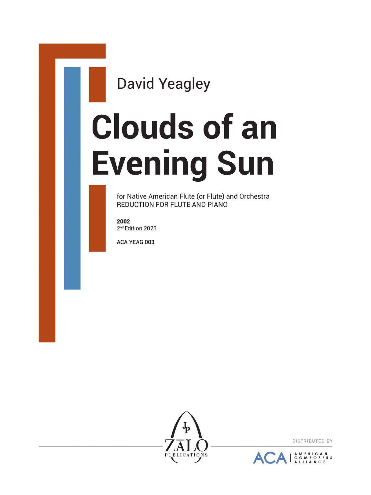 Yeagley: Clouds of An Evening Sun
