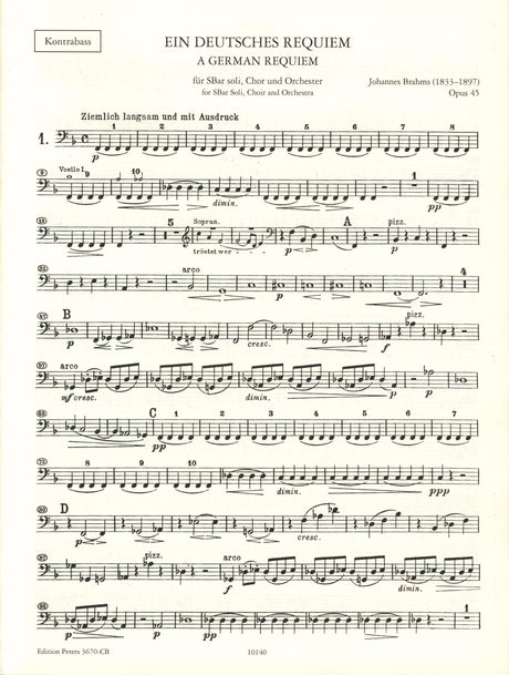 Brahms: Ein deutsches Requiem, Op. 45