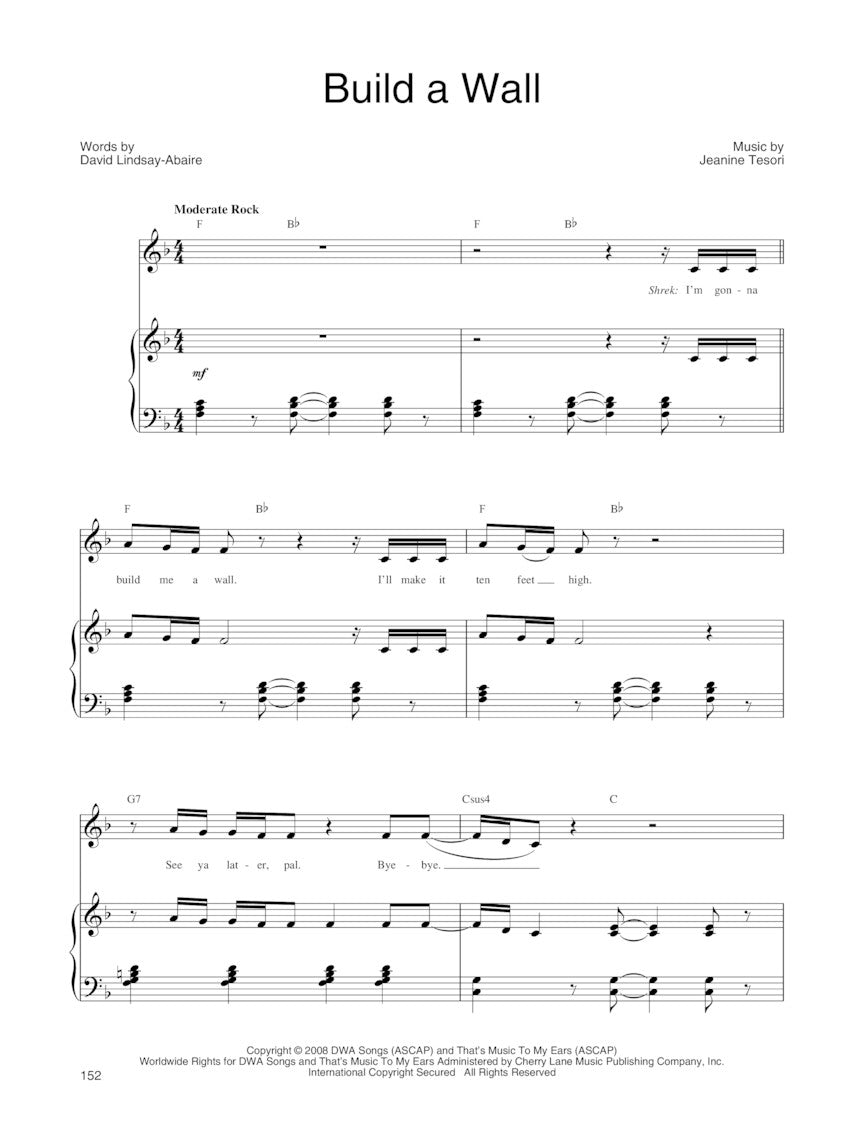 Shrek the Musical - Vocal Selections