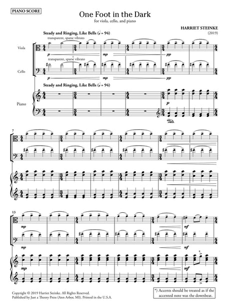 Steinke: One Foot in the Dark