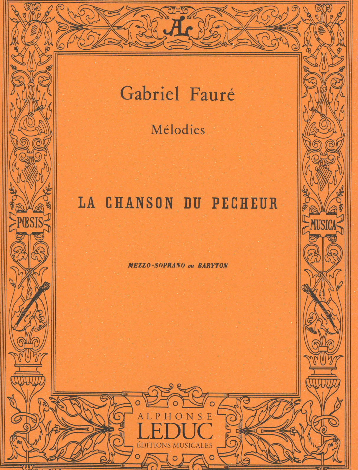 Fauré: La chanson du pêcheur, Op. 4, No. 1