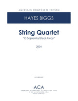 H. Biggs: String Quartet No. 1