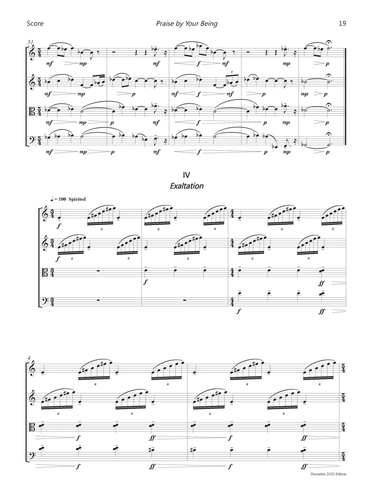 Galindo: Praise by Your Being