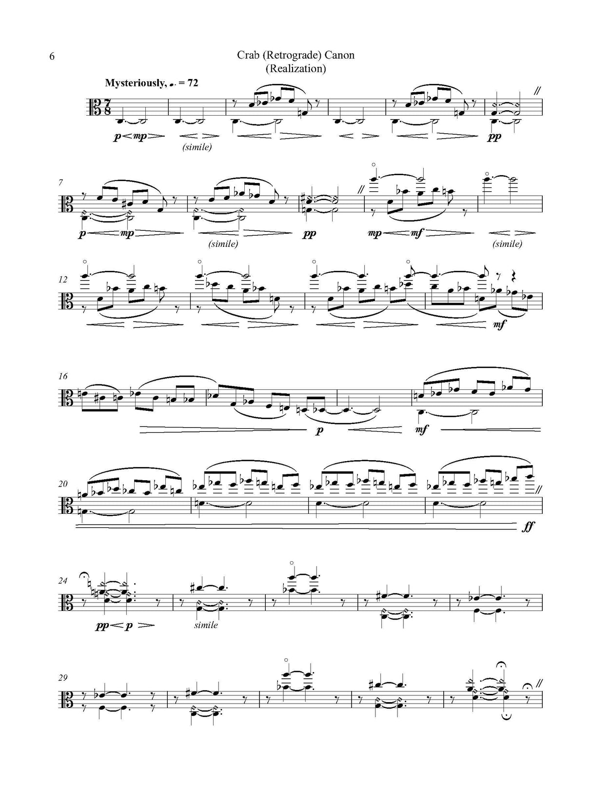 Rockmaker: Canons for Solo Viola