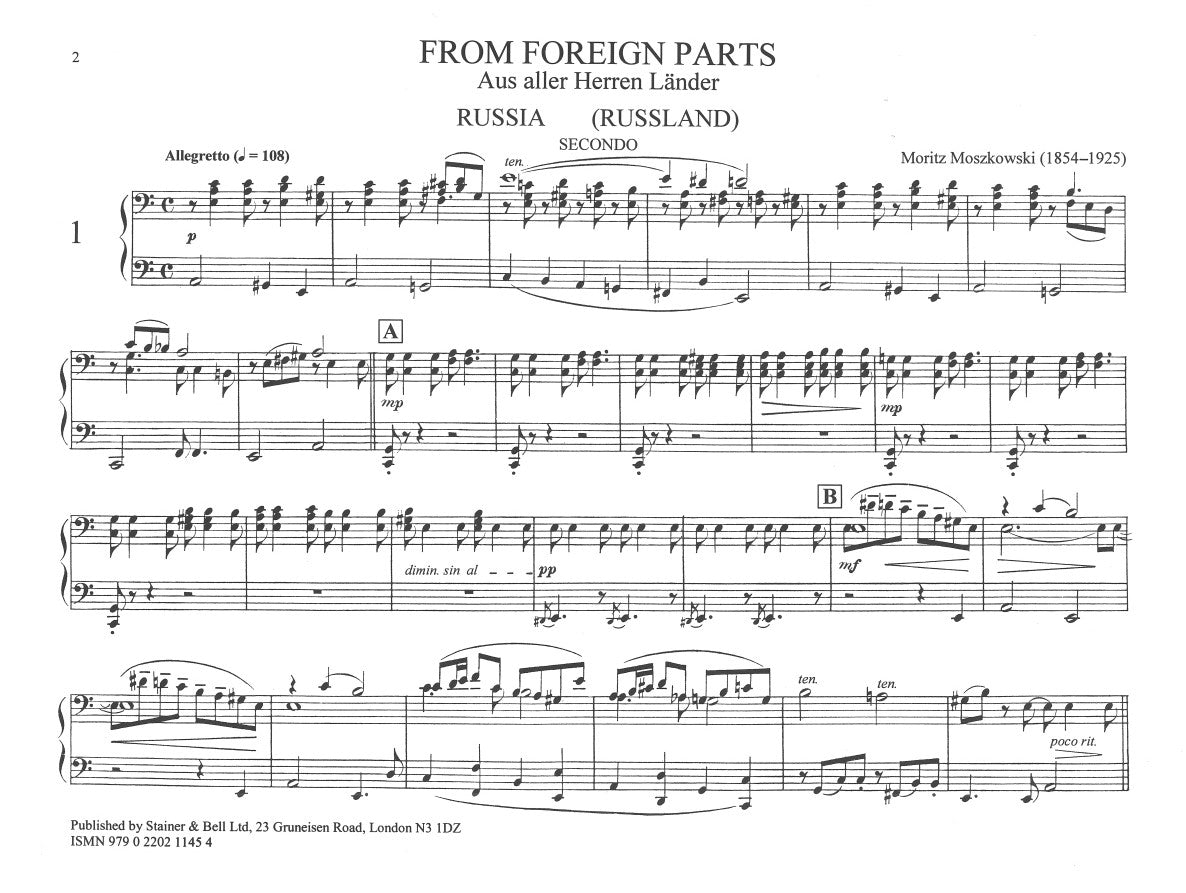 Moszkowski: From Foreign Parts, Op. 23