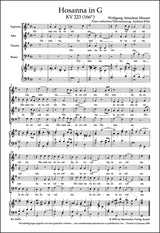 Mozart: Hosanna in G Major, K. 223 (166e)