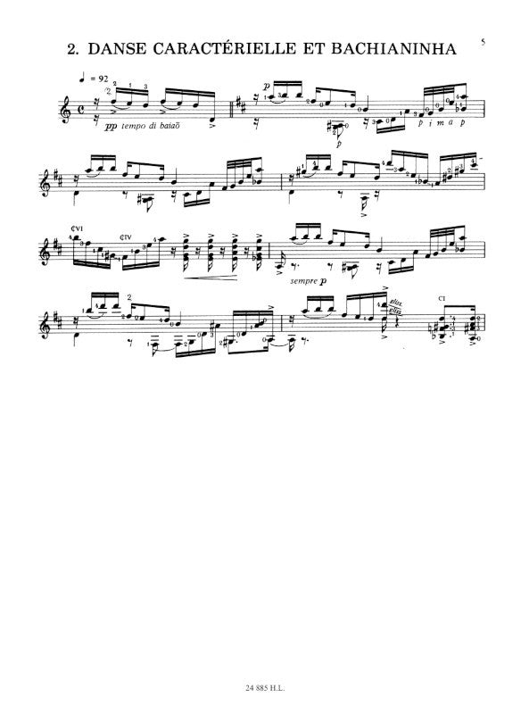 Sheet music composed by Roland Dyens (1955-2016) – Ficks Music
