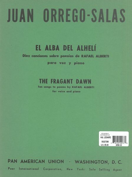 Orrego-Salas: El Alba del Alheli