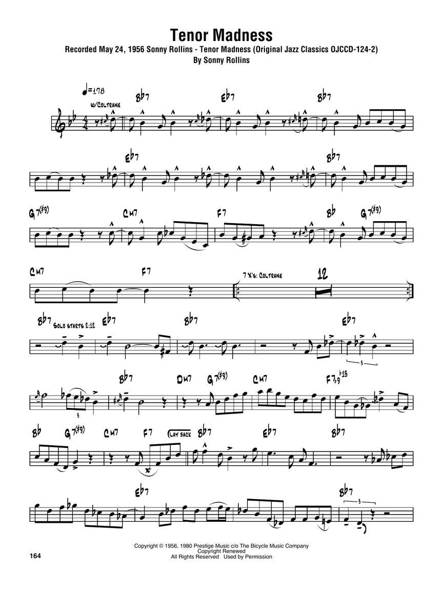 Sonny Rollins Omnibook