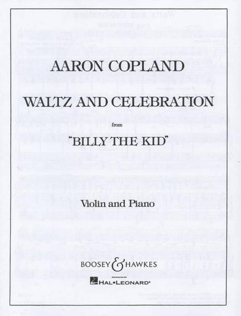 Copland: Waltz & Celebration (arr. for violin & piano)
