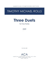 Rolls: 3 Flute Duets