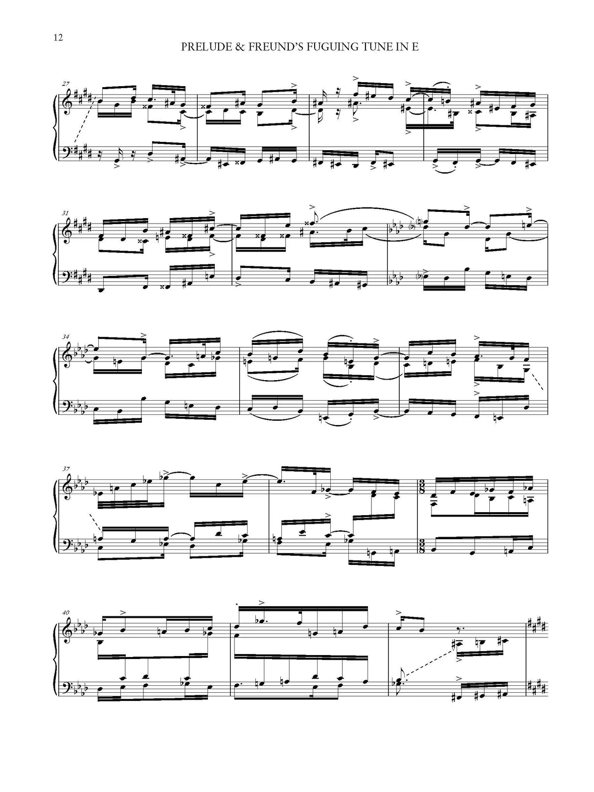 H. Biggs: Prelude & Freund's Fuguing Tune in E