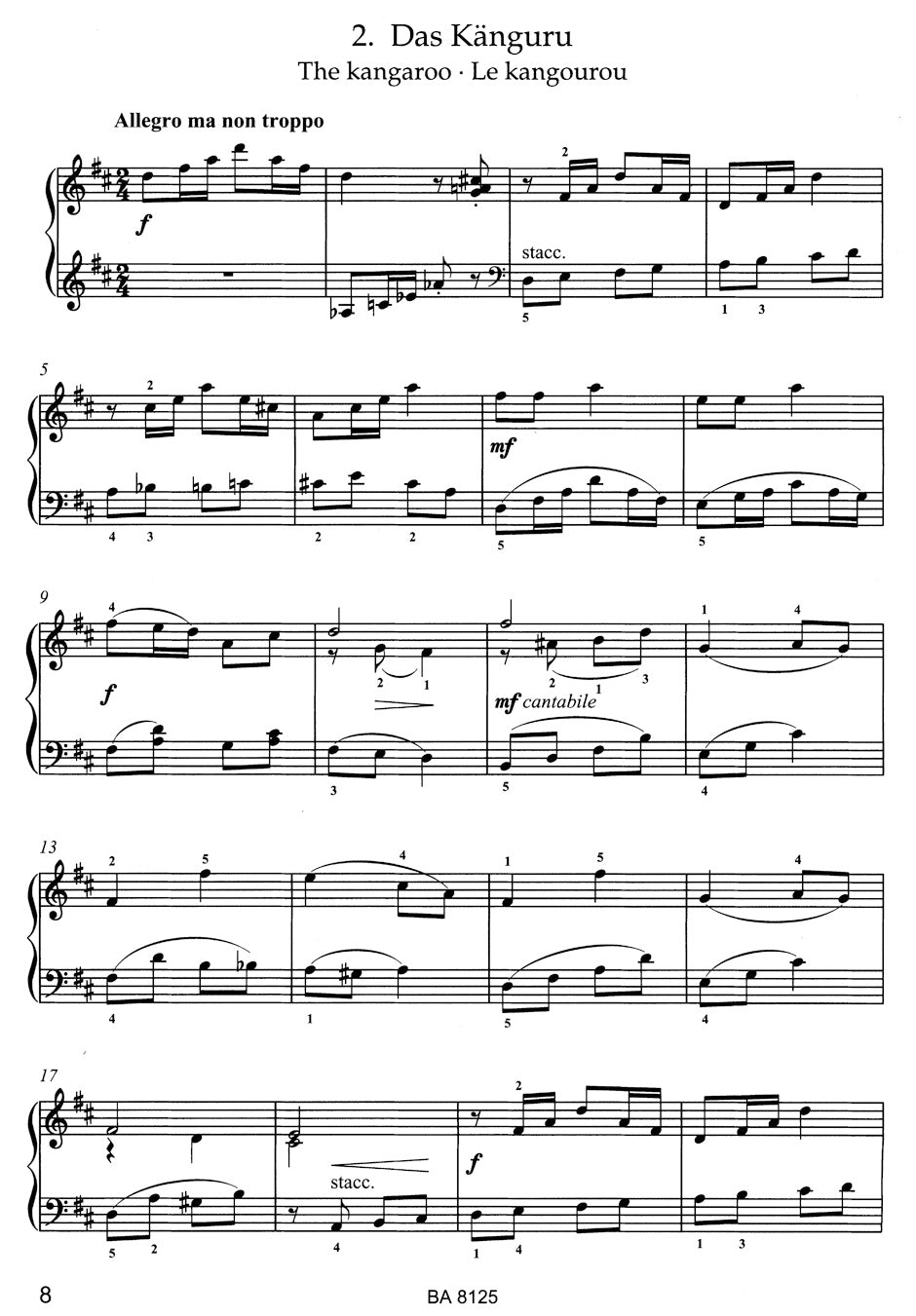 At the Zoo (for piano) – Ficks Music