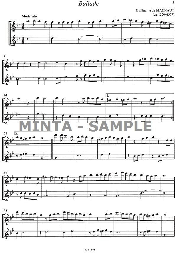 Duets for Treble Recorders