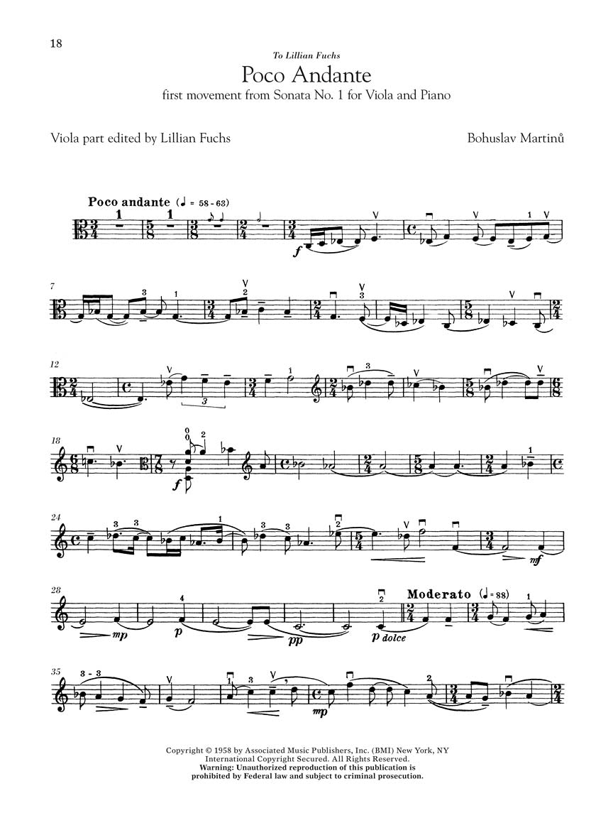 The G. Schirmer Viola Anthology
