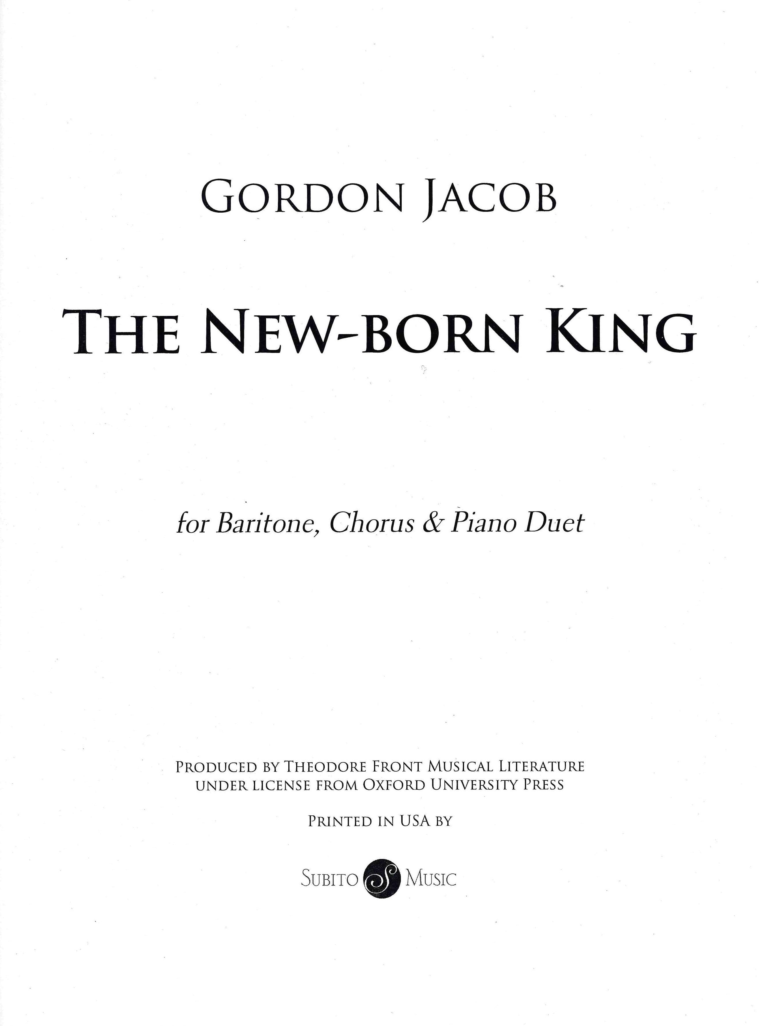 Sheet music composed by Gordon Jacob (1895-1984) – Ficks Music