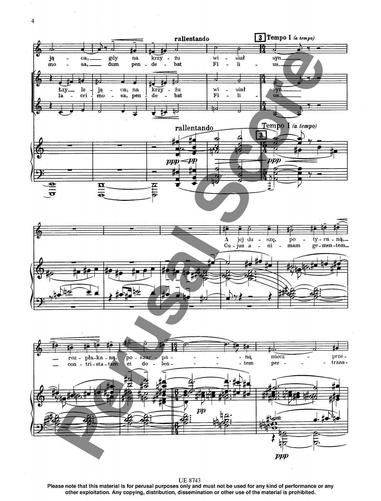 Szymanowski: Stabat Mater, Op. 53