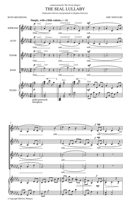 Whitacre: The Seal Lullaby