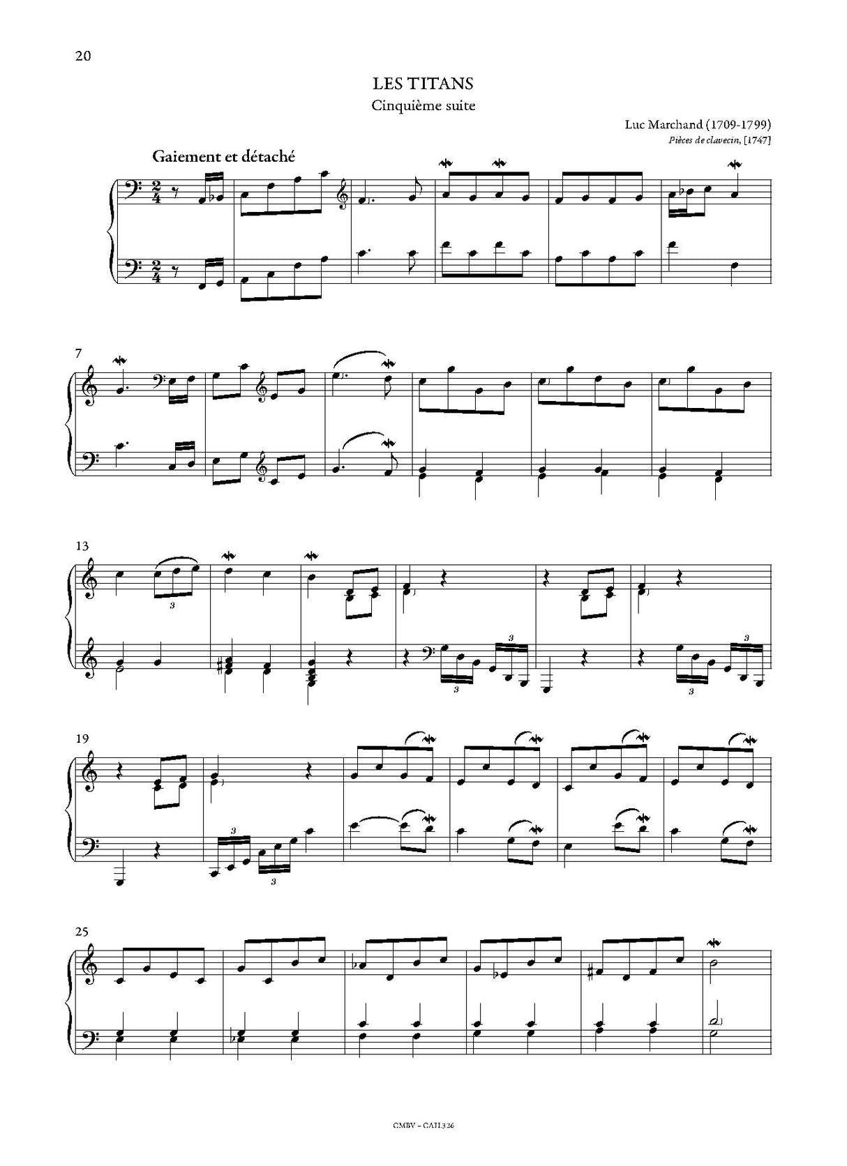 Anthology of French Baroque Music - Harpsichord - Volume 3