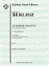 Berlioz: Villanelle, Op. 7, No 1 (transposed in F Major)