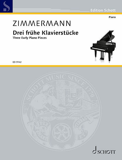 Zimmermann: Three Early Piano Pieces