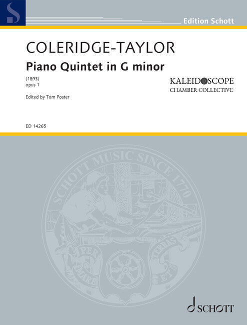 Coleridge-Taylor: Piano Quintet in G Minor, Op. 1