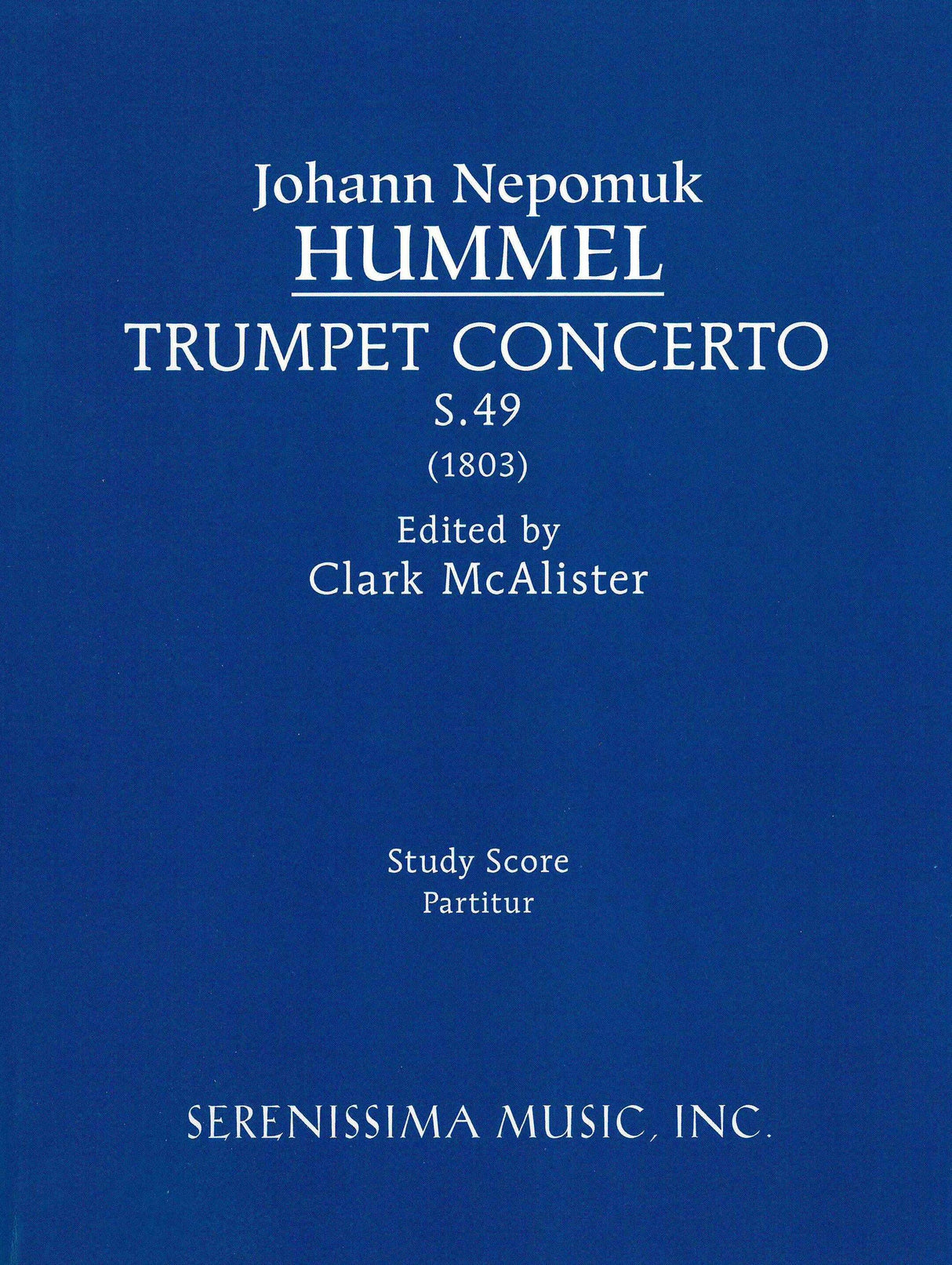 Hummel: Trumpet Concerto, S.49