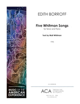 Borroff: Five Whitman Songs