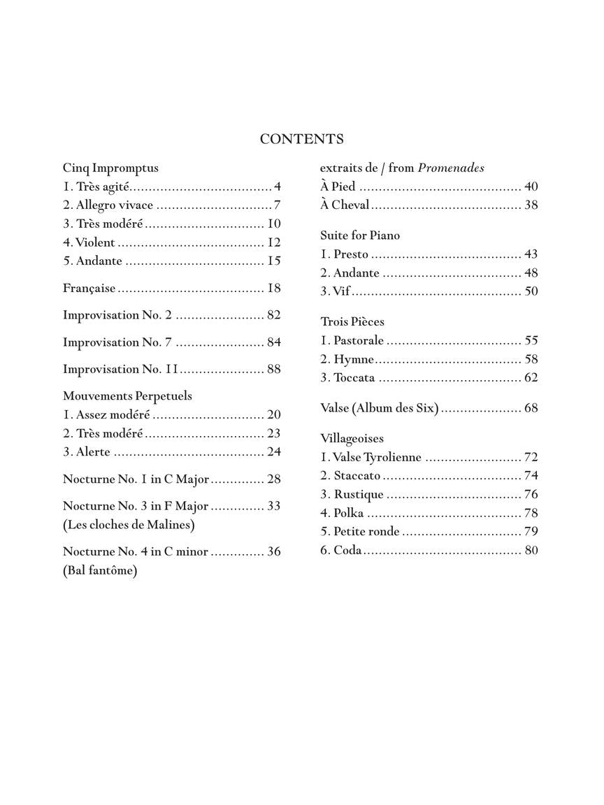Poulenc: Selected Piano Pieces – Ficks Music