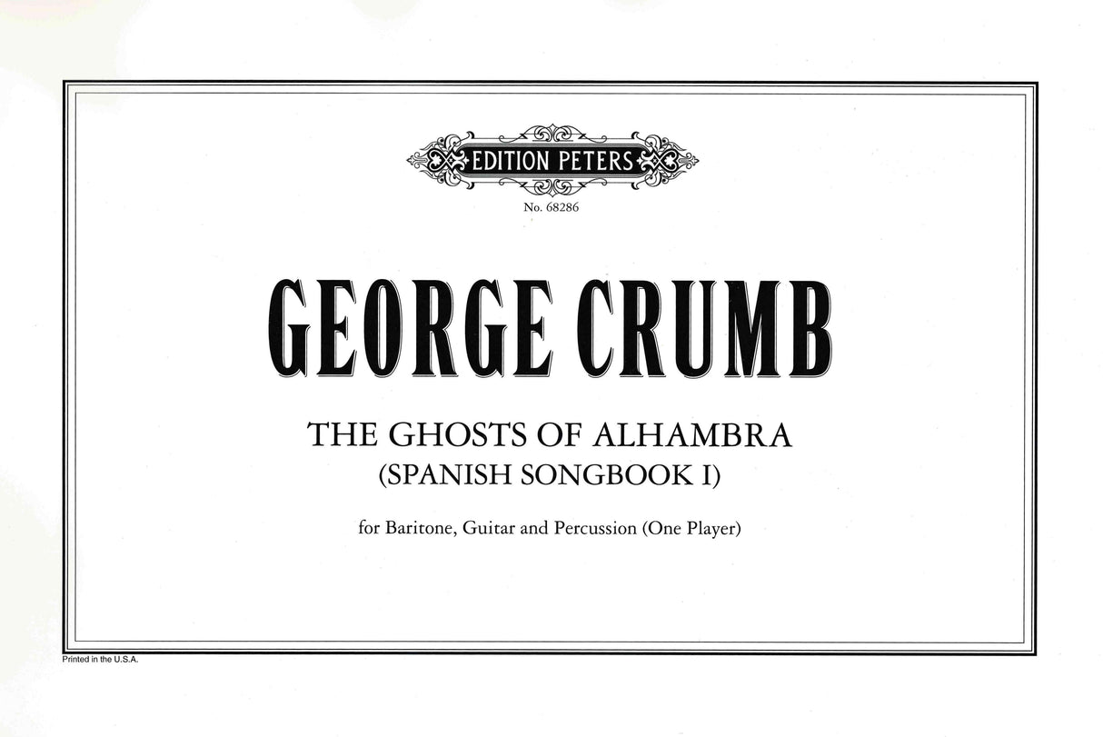 Crumb: The Ghosts of Alhambra (Spanish Songbook I)