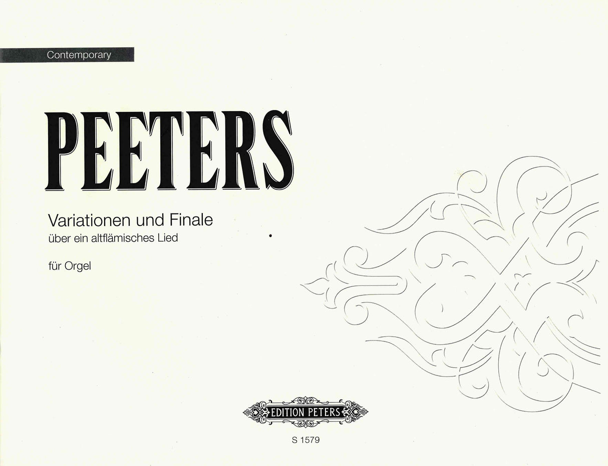 Peeters: Variations and Finale on an Old Flemish Song, Op. 20