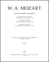 Mozart: Grande sestetto concertante (arr. for string sextet)