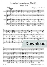Mozart: Litaniae Lauretanae B.M.V. in B-flat Major, K. 109 (74e)