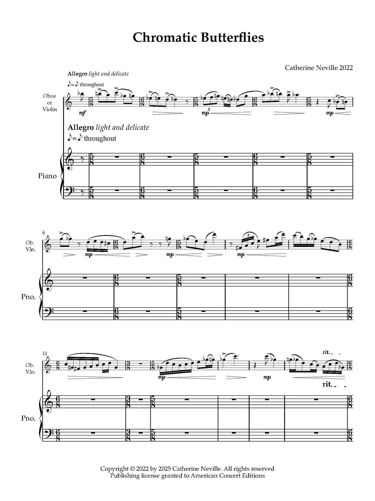 Neville: Chromatic Butterflies