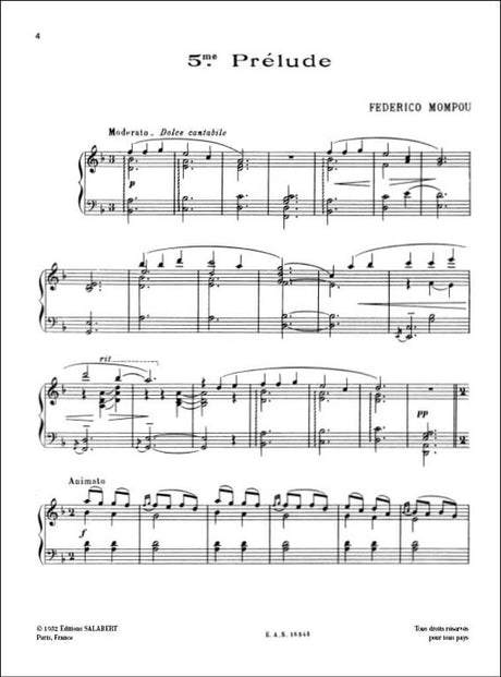 Mompou: Piano Album